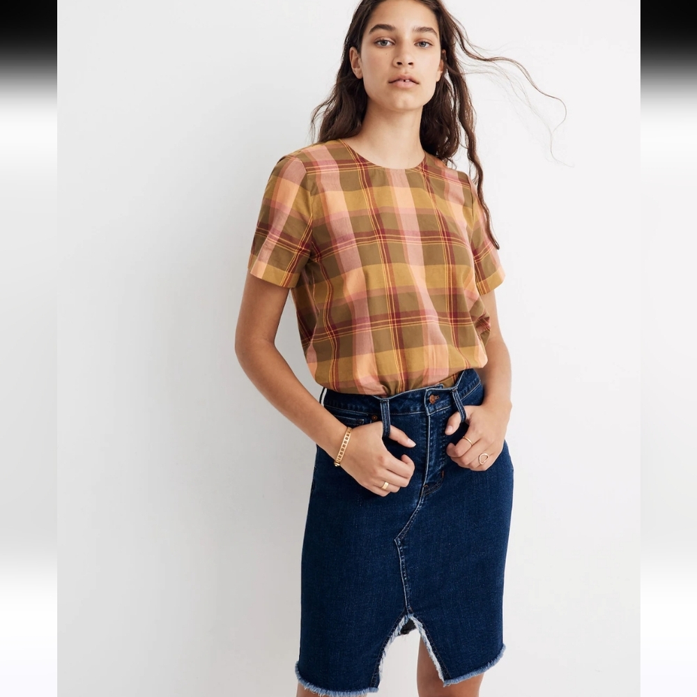 Madewell women's denim mini skirt size 29